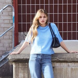 H&M SHORT-SLEEVED SWEATER